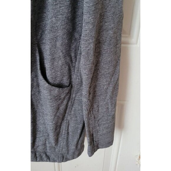 Lululemon That's A Wrap Sweater Jacket Heathered Grey Snow Slub Coal Size 6 - Picture 3 of 6